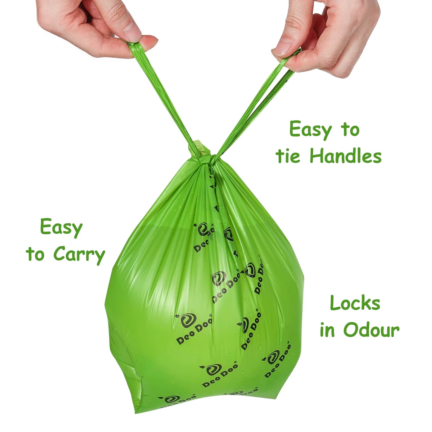 Deodoo Biodegradable Dog Poop Bags Bulk Biobase Scented Poo Bag Degradable Cat Waste Bags Eco-Friendly Doggie Bolsas Caca Perro